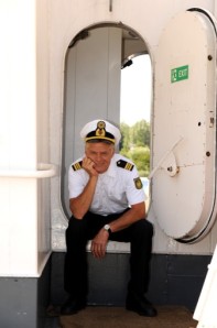 R¾diger Joswig (als Kapit¦n Holger Ehlers) an Bord der 
